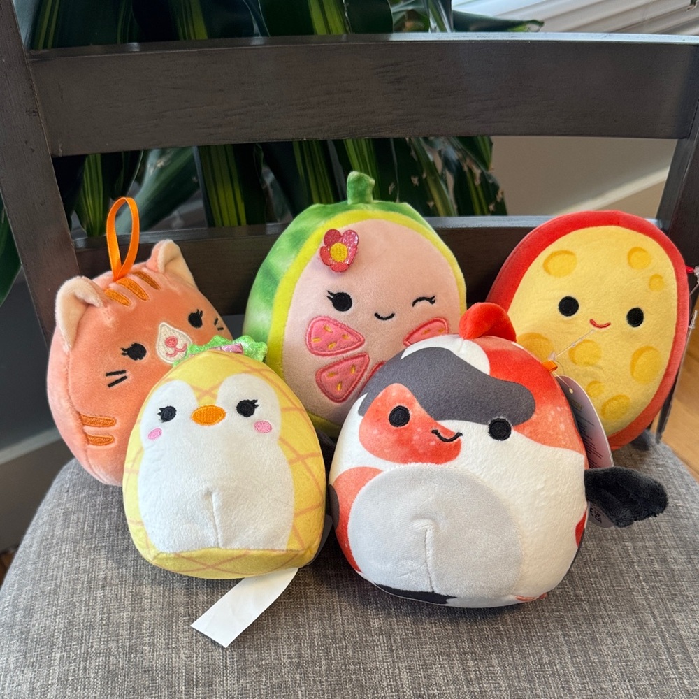 Small Squishmallow Plush Lot 5 plush